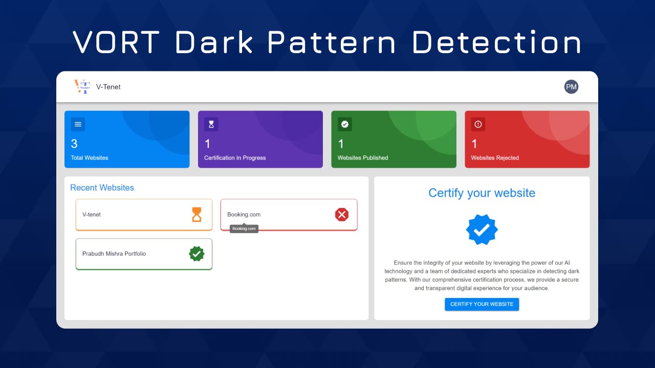 Vort Dark Pattern Detection